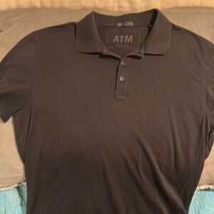 ATM Anthony Thomas Melillo Black Polo Shirt Essential never worn!